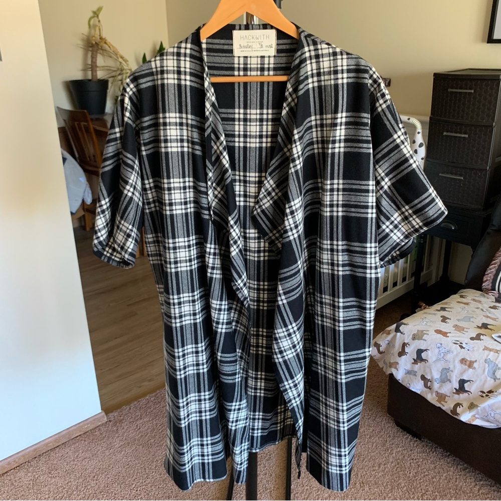 Hackwith Design House Brindley Plaid Easy Jacket Shacket